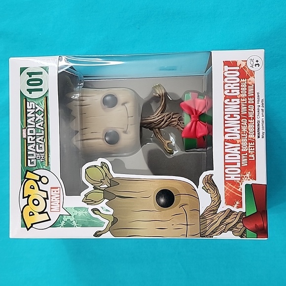Funko POP! Marvel Holiday Dancing Groot #101 - Picture 1 of 8
